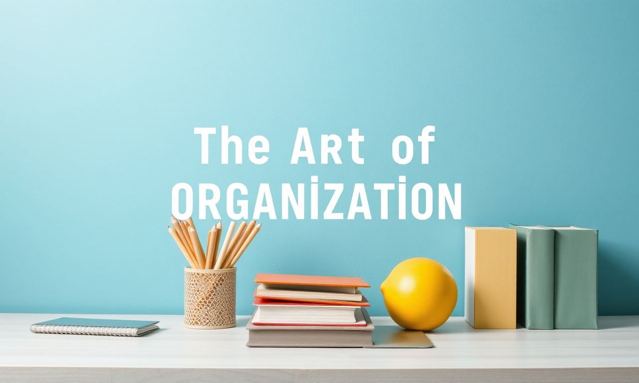 The Art of Organization: Streamlining Your Daily Life The Art of Organization: Streamlining Your Daily Life