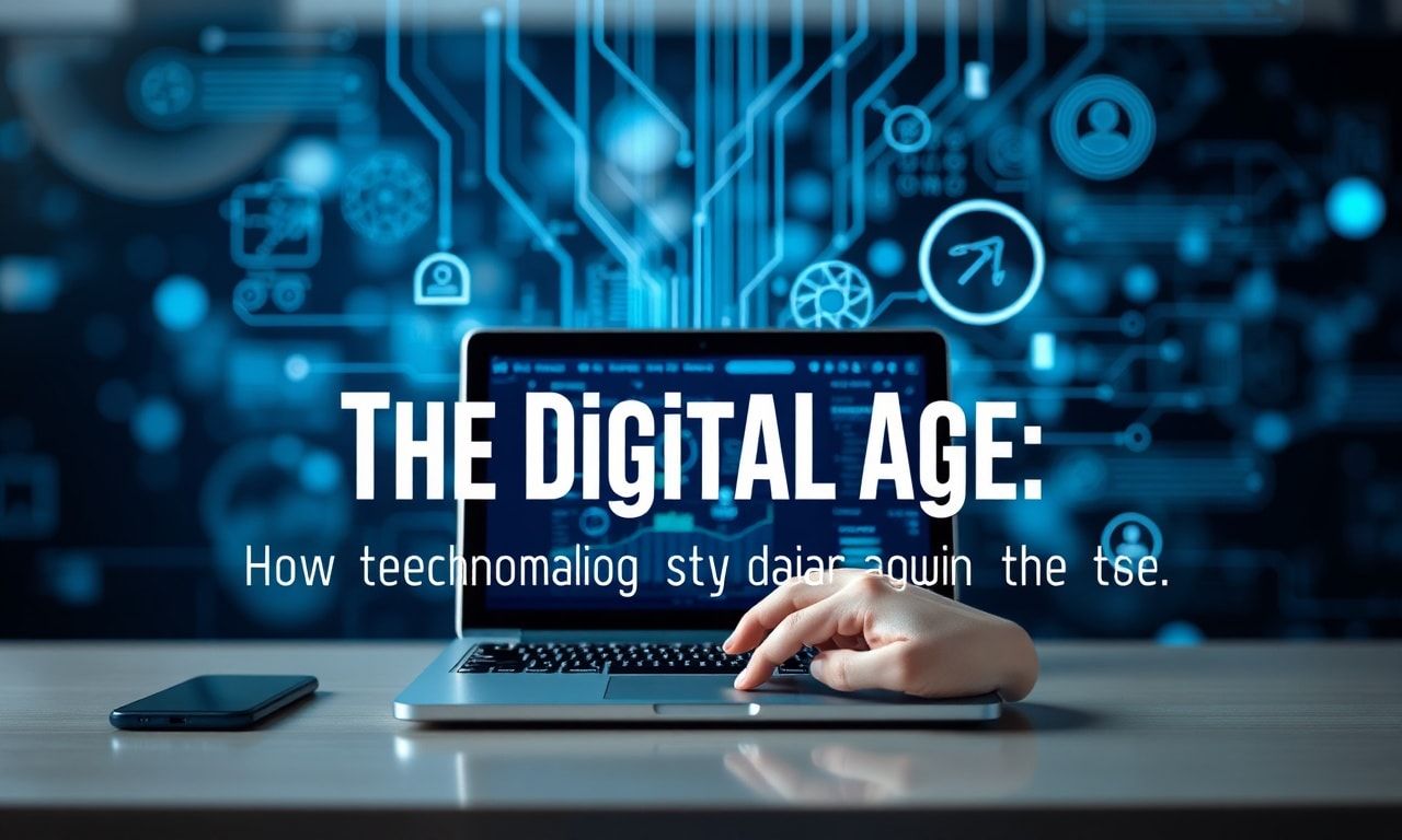 The Digital Age: How Technology is Shaping Our Daily Lives The Digital Age: How Technology is Shaping Our Daily Lives
