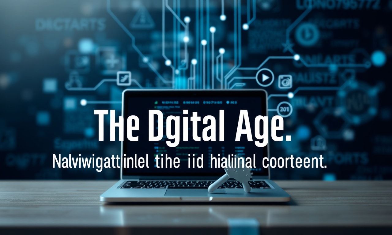The Digital Age: Navigating the World of Online Content The Digital Age: Navigating the World of Online Content