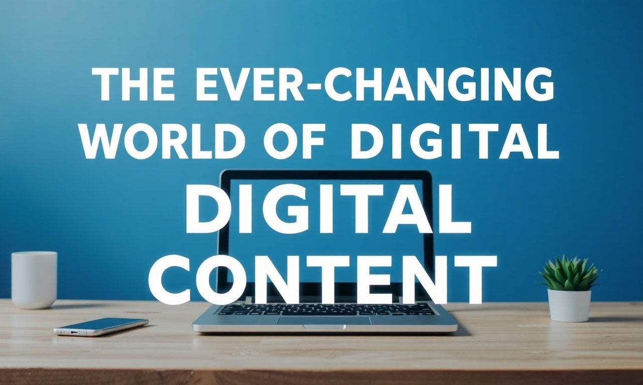 The Ever-Evolving World of Digital Content: Trends and Tools The Ever-Changing World of Digital Content: Trends and Tools