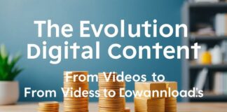 The Evolution of Digital Content: From Videos to Downloads The Evolution of Digital Content: From Videos to Downloads