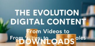 The Evolution of Digital Content: From Videos to Downloads The Evolution of Digital Content: From Videos to Downloads