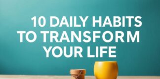 10 Daily Habits to Transform Your Life 10 Daily Habits to Transform Your Life