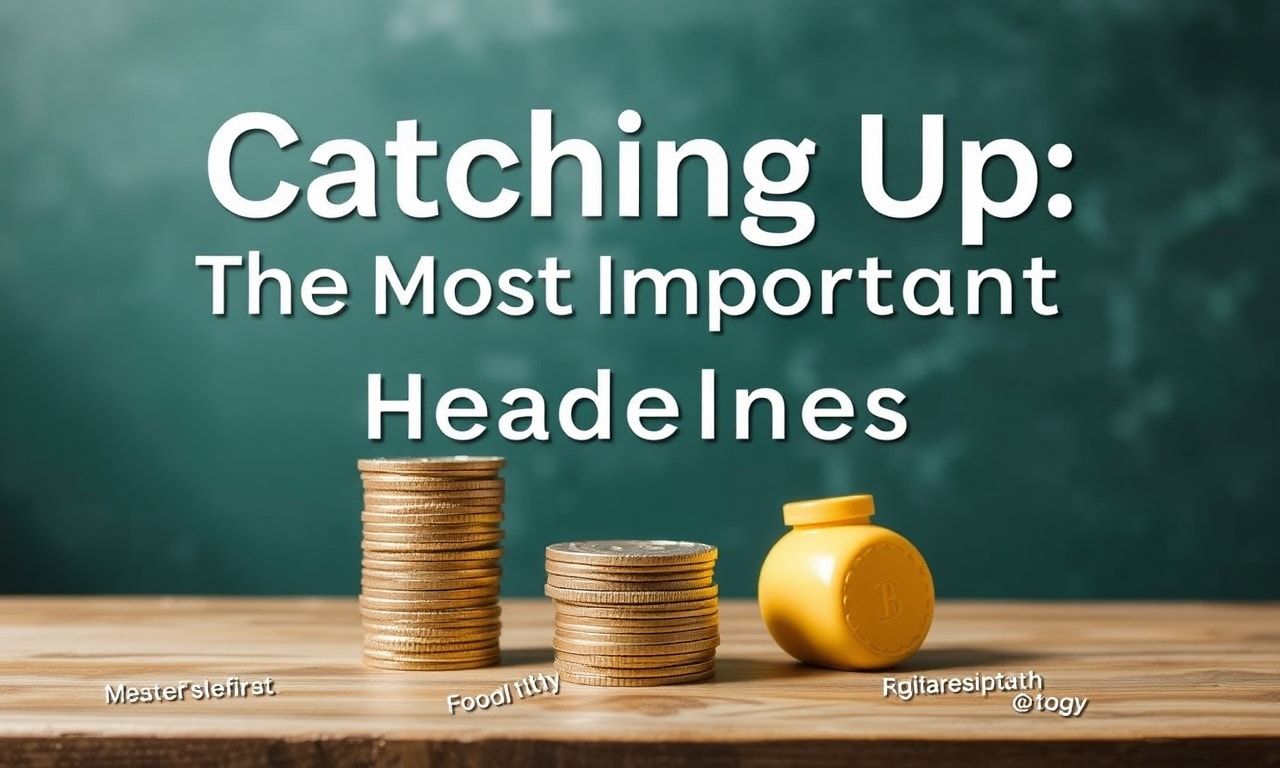 Catching Up: The Most Pivotal Headlines You Missed Catching Up: The Most Important Headlines You Missed