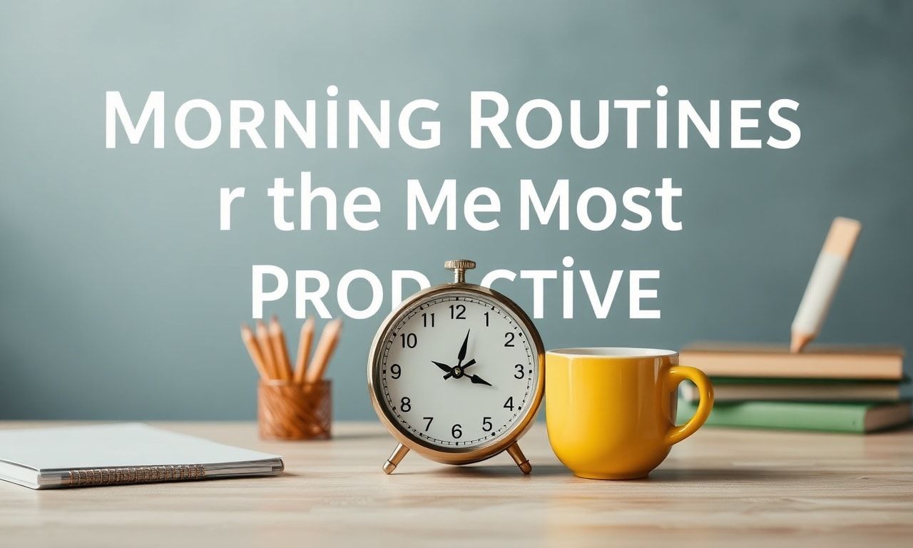 Morning Routines of the Most Productive People Morning Routines of the Most Productive People