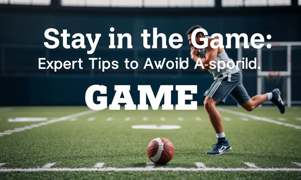 Stay in the Game: Expert Tips to Sidestep Sports Injuries Stay in the Game: Expert Tips to Avoid Sports Injuries