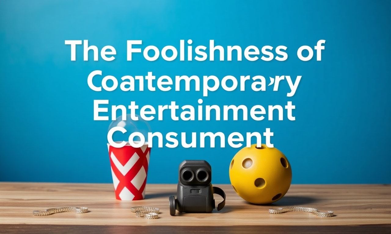The Absurdity of Modern Entertainment Consumption: A Rant from the Trenches The Foolishness of Contemporary Entertainment Consumption: A Rant from the Front Lines