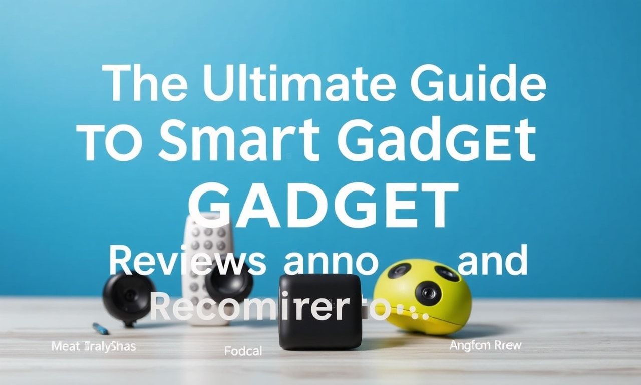 The Ultimate Guide to Smart Gadget Reviews and Recommendations The Ultimate Guide to Smart Gadget Reviews and Recommendations