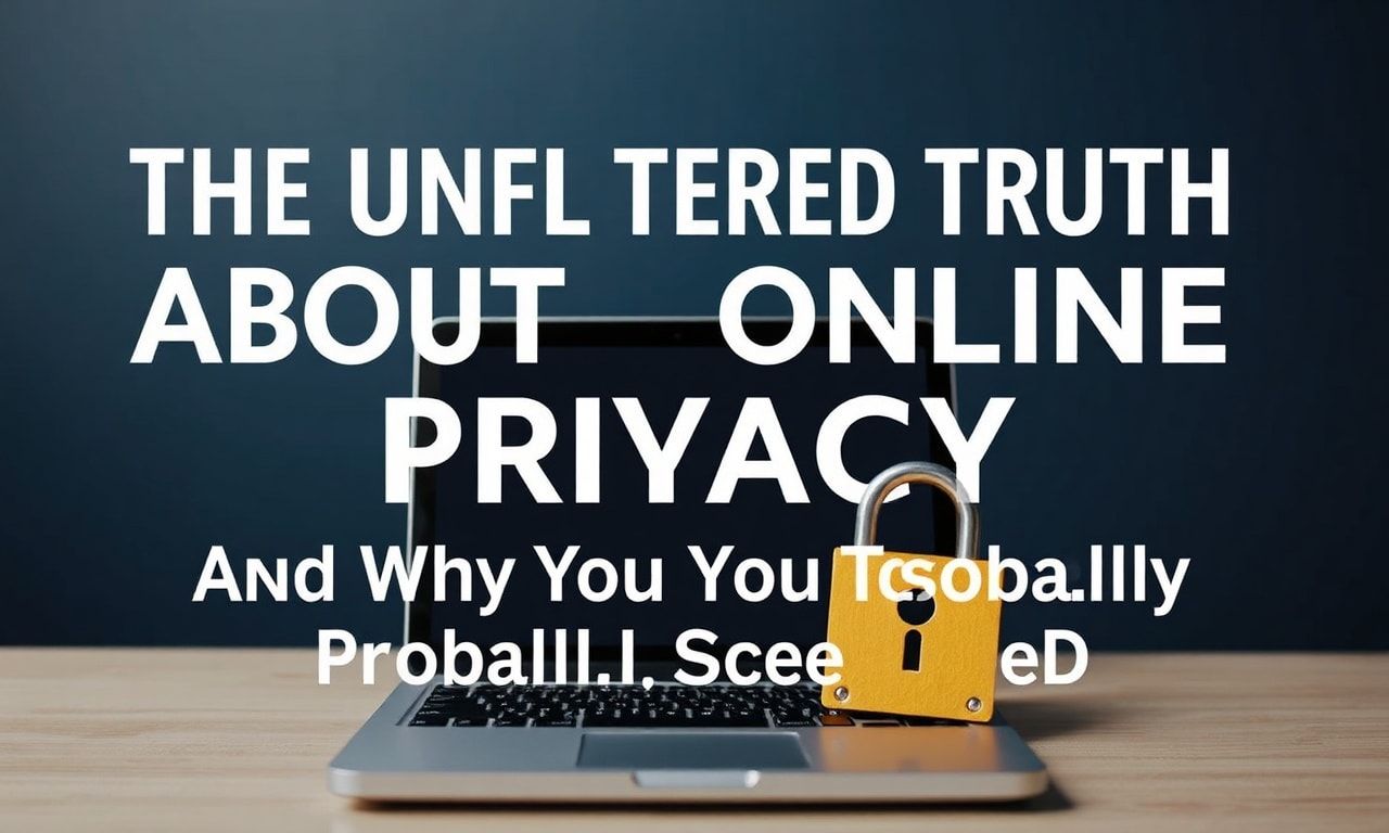 The Unfiltered Truth About Online Privacy (And Why You’re Probably Screwed) The Unfiltered Truth About Online Privacy (And Why You're Probably Screwed)