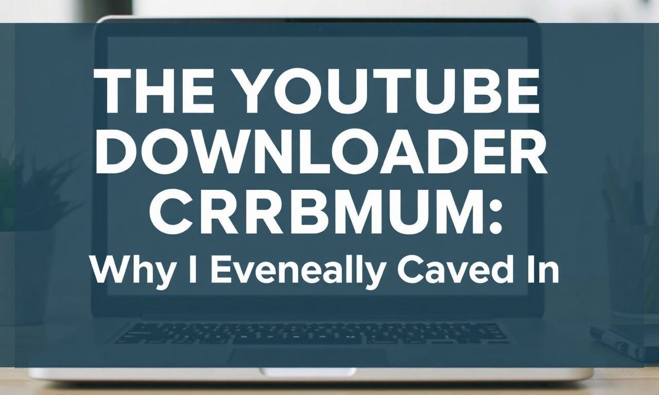 The YouTube Downloader Dilemma: Why I Finally Gave In The YouTube Downloader Conundrum: Why I Eventually Caved In