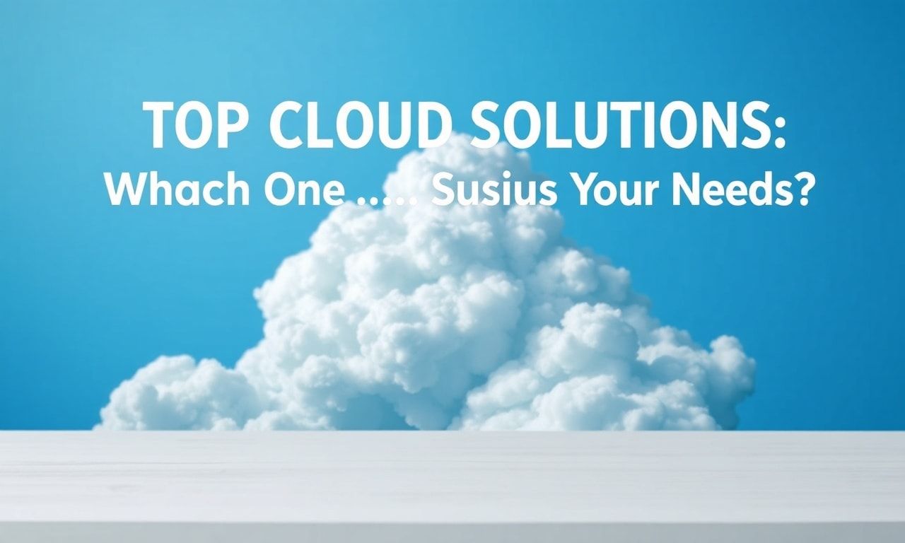 Top Cloud Solutions Compared: Which One Fits Your Needs? Top Cloud Solutions Compared: Which One Suits Your Needs?