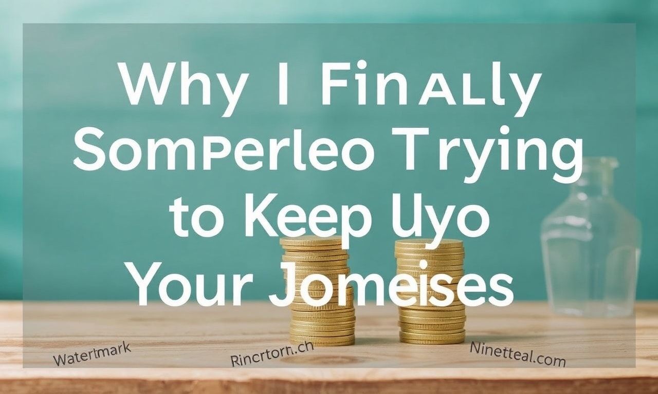 Why I Finally Quit Trying to Keep Up with the Joneses Why I Finally Stopped Trying to Keep Up with the Joneses