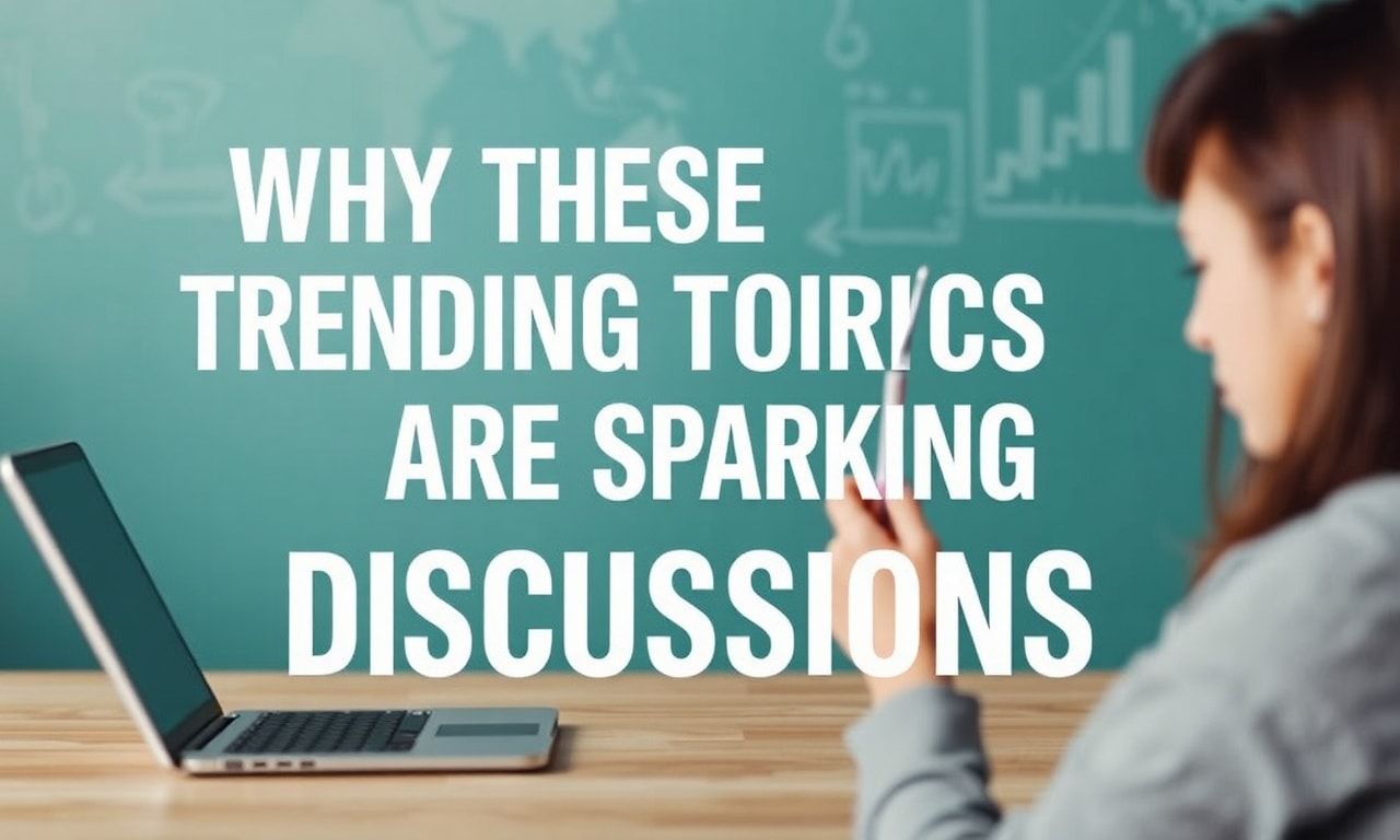 Why These Trending Topics Are Sparking Heated Debates Why These Trending Topics Are Sparking Heated Discussions