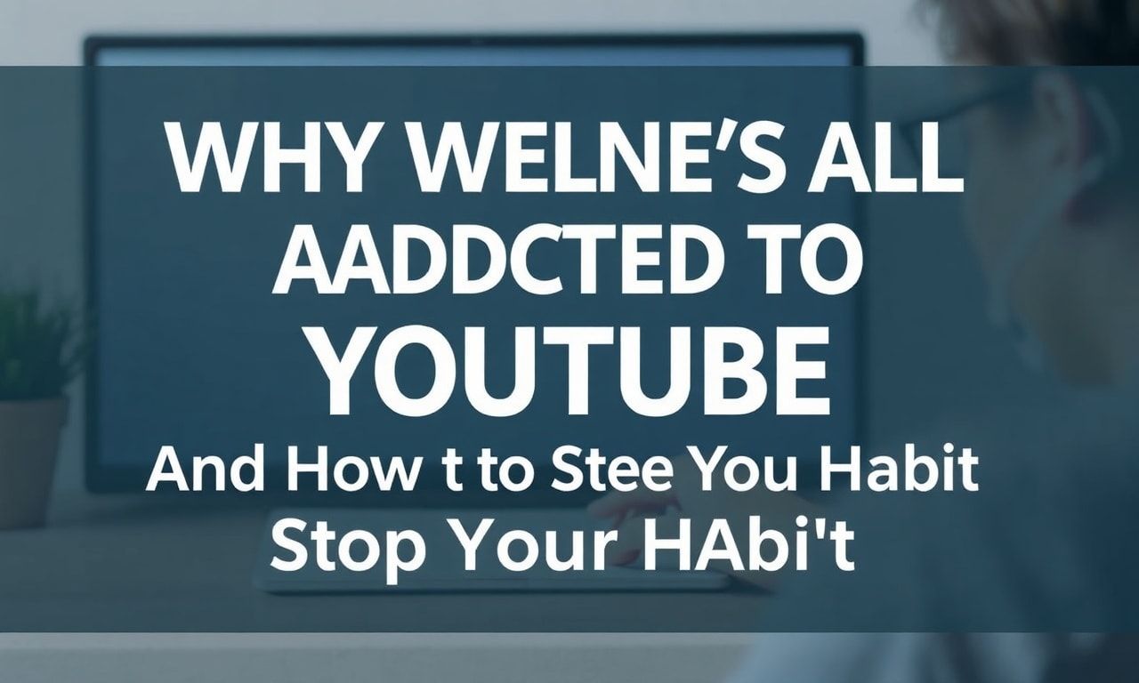 Why We’re All Addicted to YouTube (And How to Break the Habit) Why We're All Addicted to YouTube (And How to Stop the Habit)