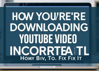Why You’re Downloading YouTube Videos Wrong (And How to Fix It) Why You're Downloading YouTube Videos Incorrectly (And How to Fix It)